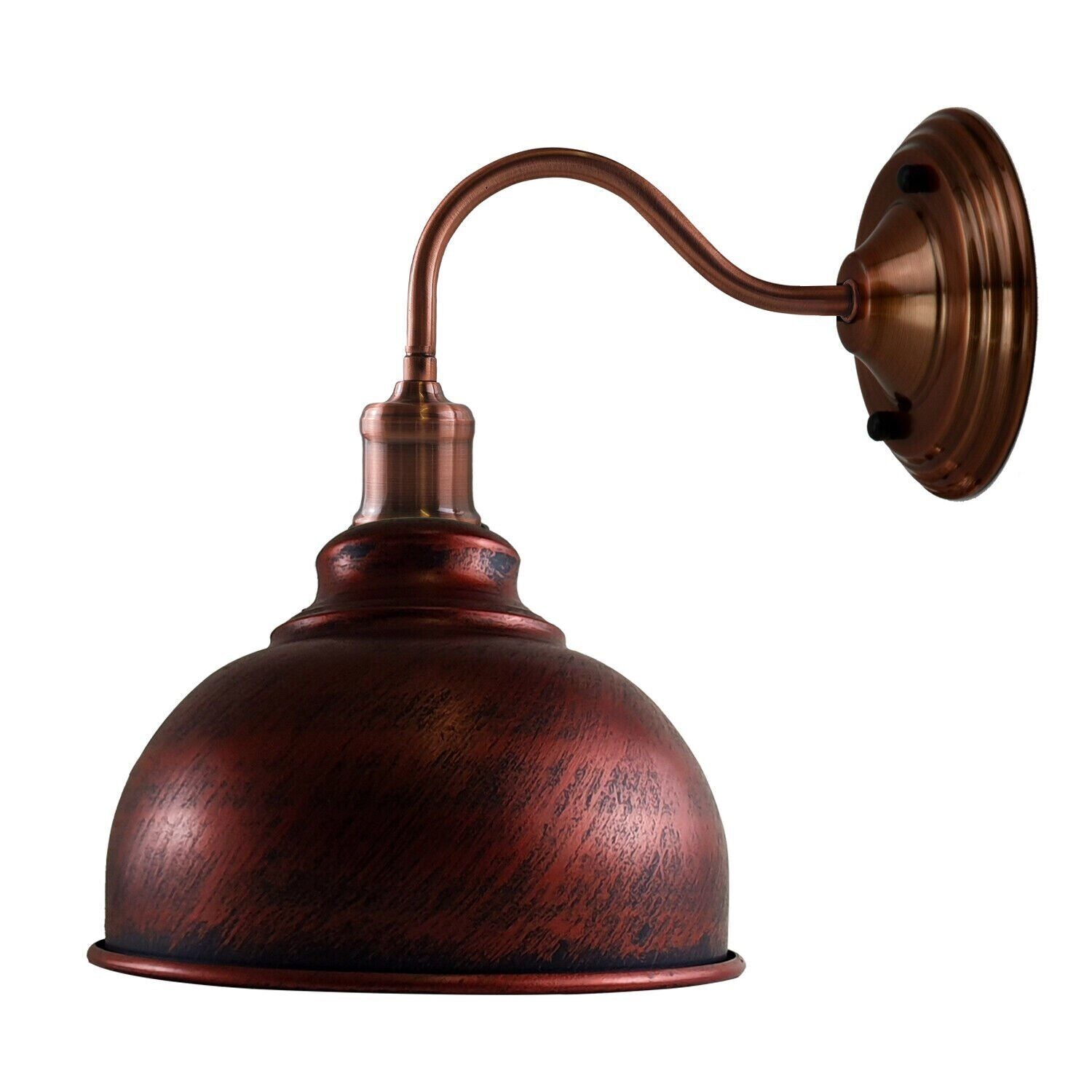 Indoor Wall Light Vintage Dome Metal Wall Lamp ~3861 - Vintagelite