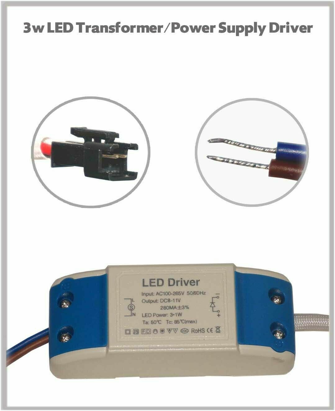 Constant Current LED Driver 3W/5W/7W/9W/12W/18W/24W