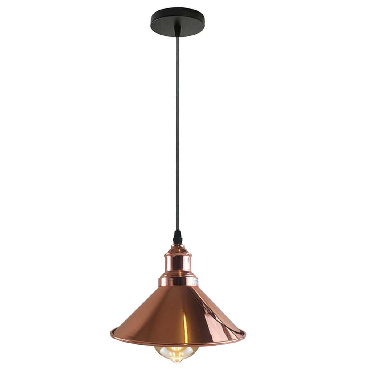Vintage  Metal Pendant Light – Retro Ceiling Hanging Lamp~4036