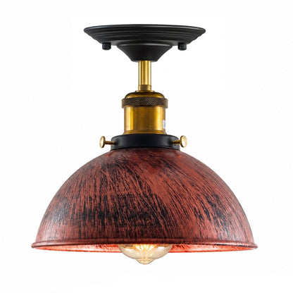 Industrial Ceiling Lights E27 Dome Flush Light Fitting~4090