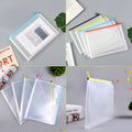 Plastic Thick Zipper Document Storage