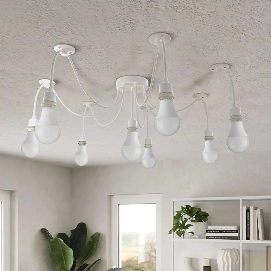 8 way spider adjustable cable pendant light- Application image