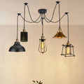 5 way spider pendant light