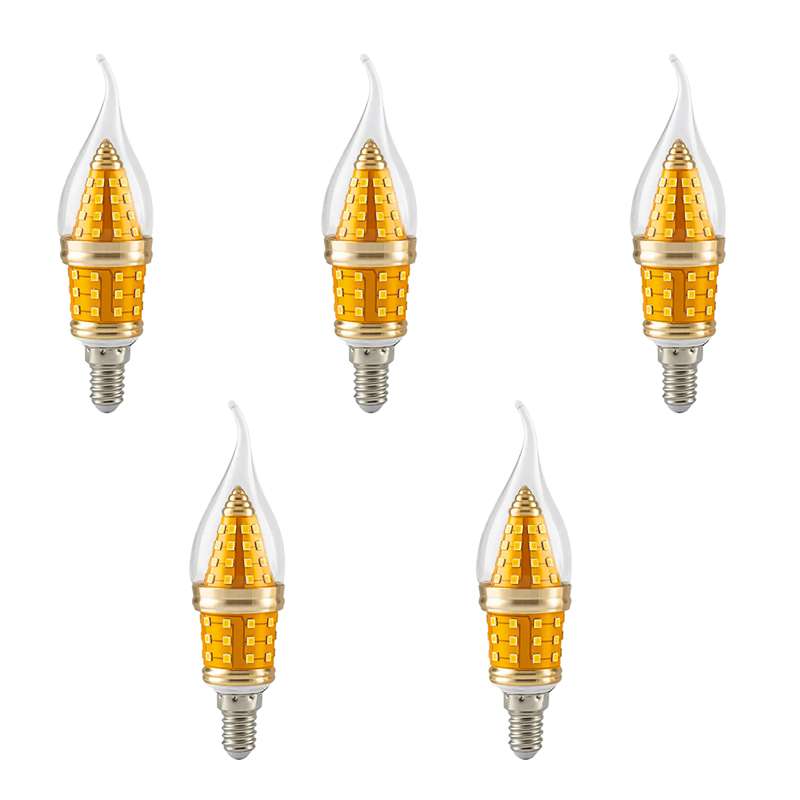 12W LED Candle Bulb Filament Bend TIp Cool White Warm White E14 Base Candelabra Bulb 3