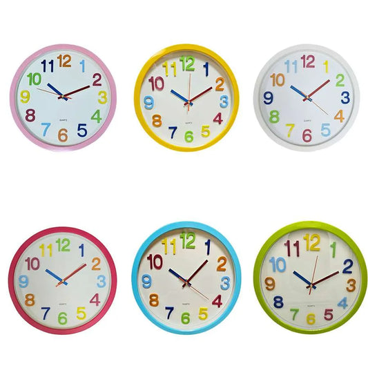 Colourful Kids Wall Clocks