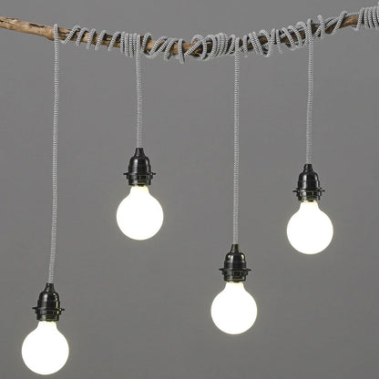 2m Plug in Pendant Light Fabric Cable  E27 Socket~4101
