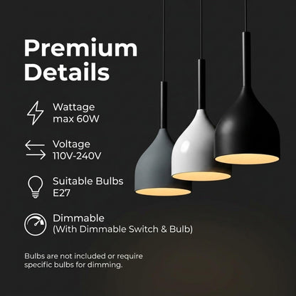 3 Way Pendant Light Triangle Metal Wire Cage~4059