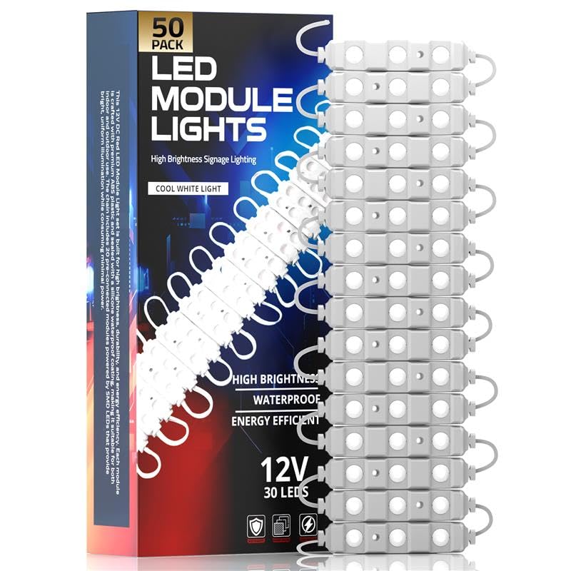 12V IP65 Waterproof LED Module 1.5W 12V Light 100/200 Pack.~4149