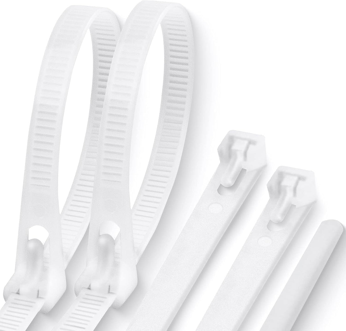 heavy duty black ties white