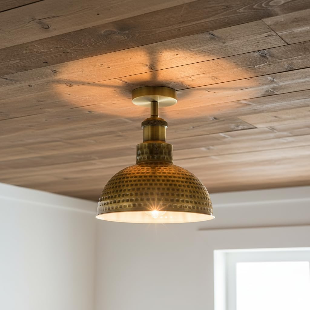 Industrial Modern Semi Flush Mount Ceiling Light~4064