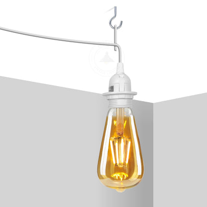 Plug in Pendant Light 2m/4.5m Cable E27 Lamp Holder~4119