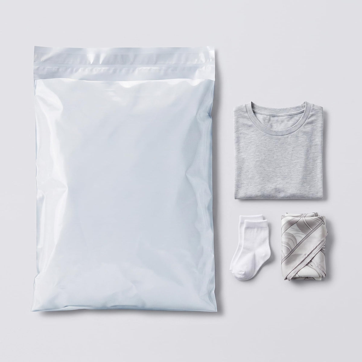 60 Mixed Size Plastic Self Seal Mail Postage Bags ~4074