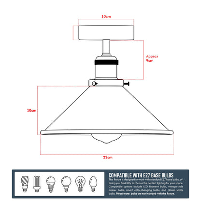 twin pack ceiling lights shade