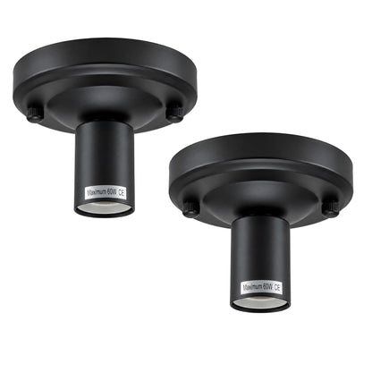 2 Pack Vintage Ceiling Lamp E27 Flush Mount Light Fixture~4085