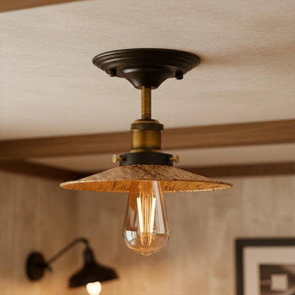 Flush Mount Metal Ceiling Lights Fixtures E27 Base ~4081