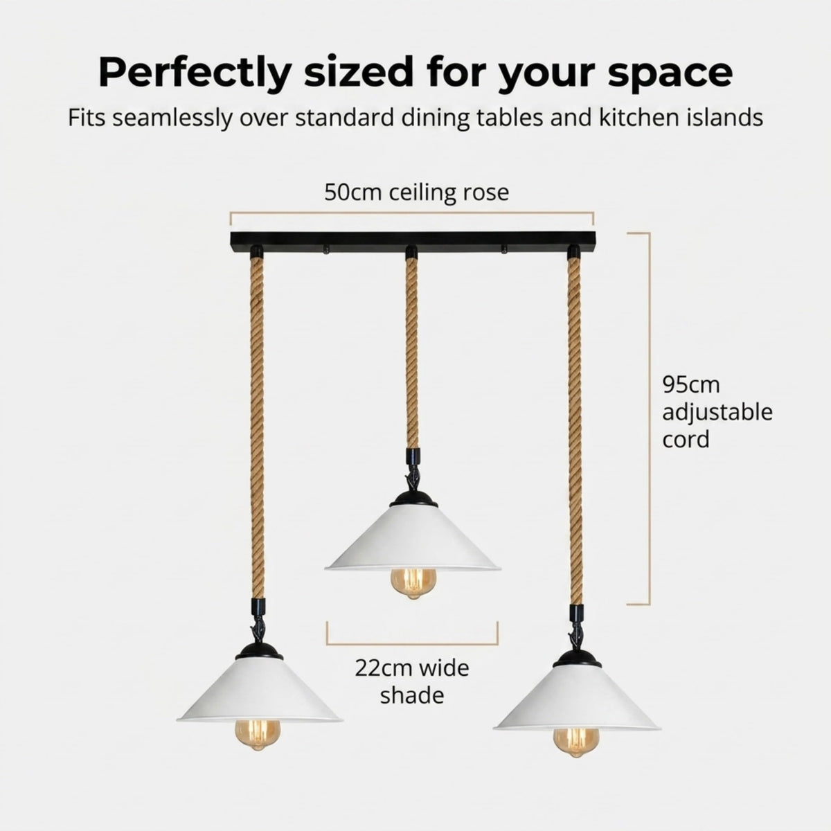3 Way Pendant Light~4060