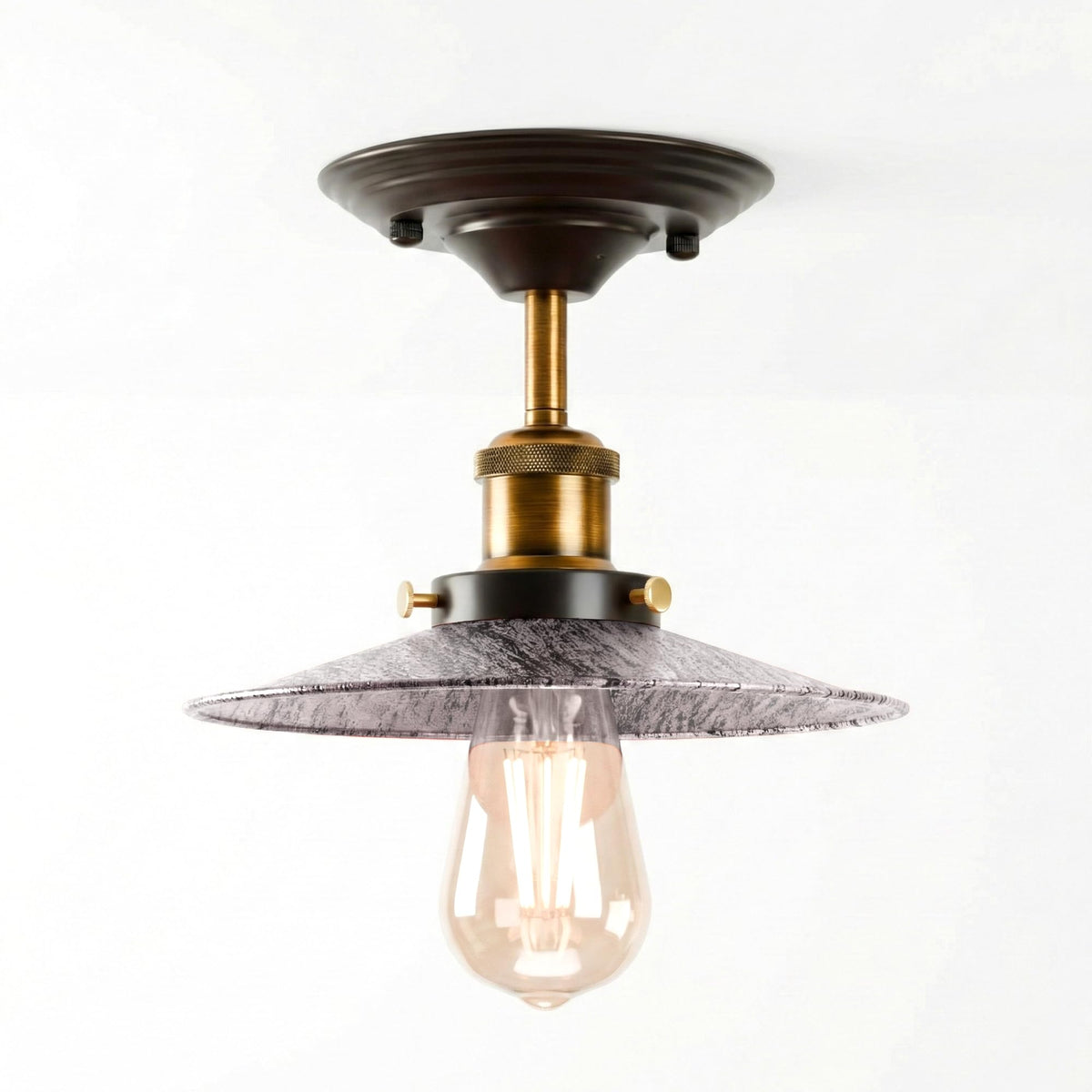 Flush Mount Metal Ceiling Lights Fixtures E27 Base ~4081