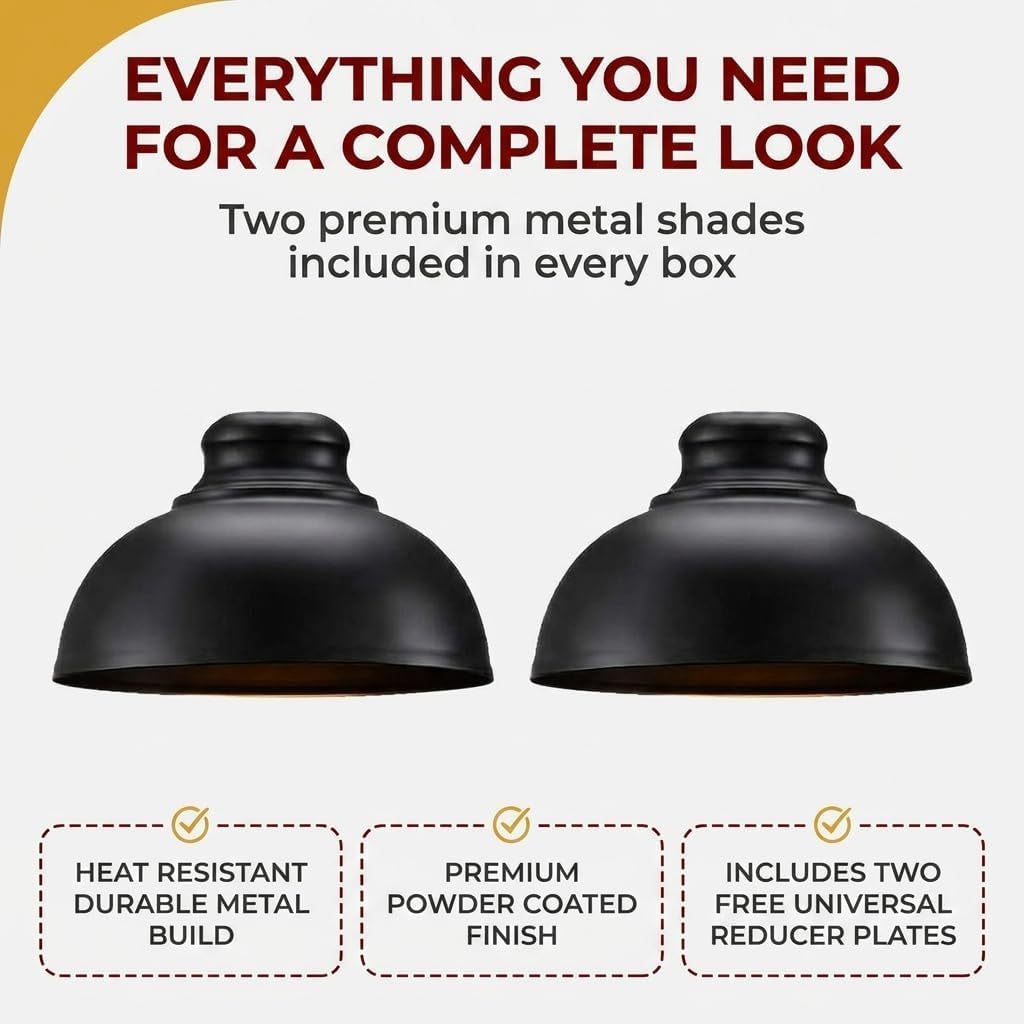 2Pack 29cm Lamp Shade,Pendant Ceiling Light Shade~4080
