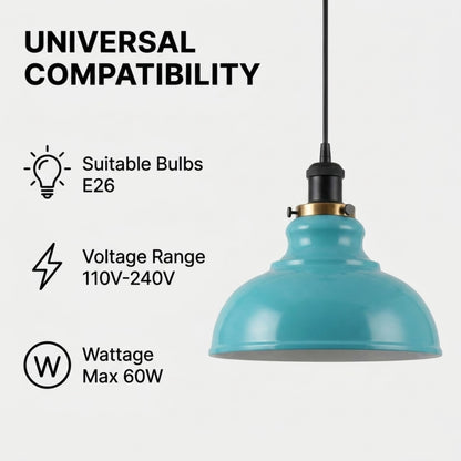 Curvy Metal Shade Ceiling Light, Semi Flush Mount Fixture, E26 Black Holder