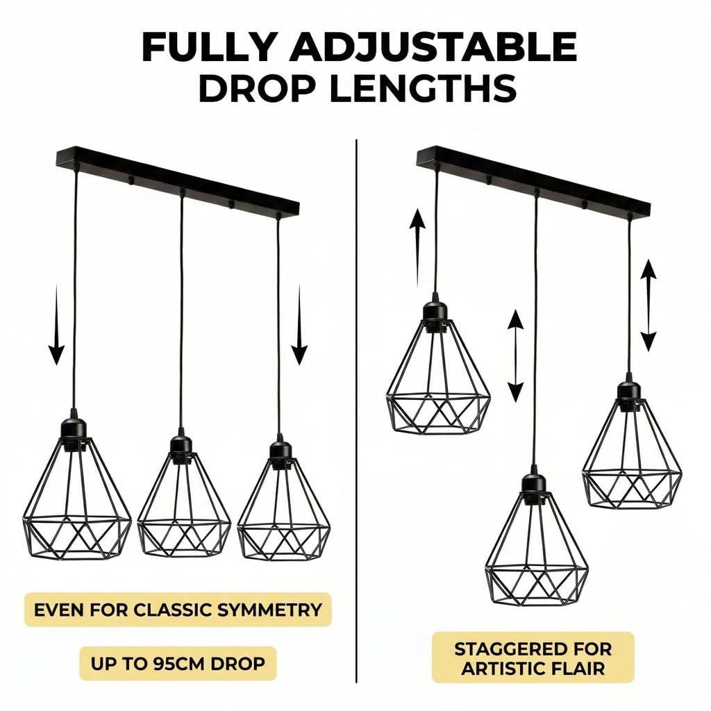 geometric ceiling shade lampsh