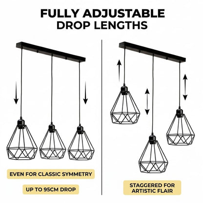 geometric ceiling shade lampsh