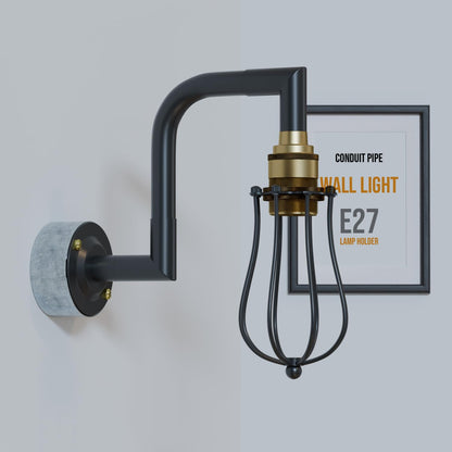 vintage pipe lamp metal lighti