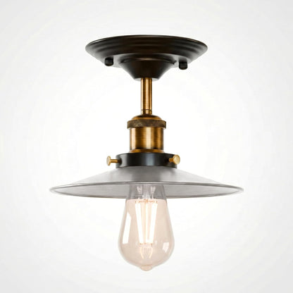 Industrial Semi Flush Mount LED Ceiling Light~4047