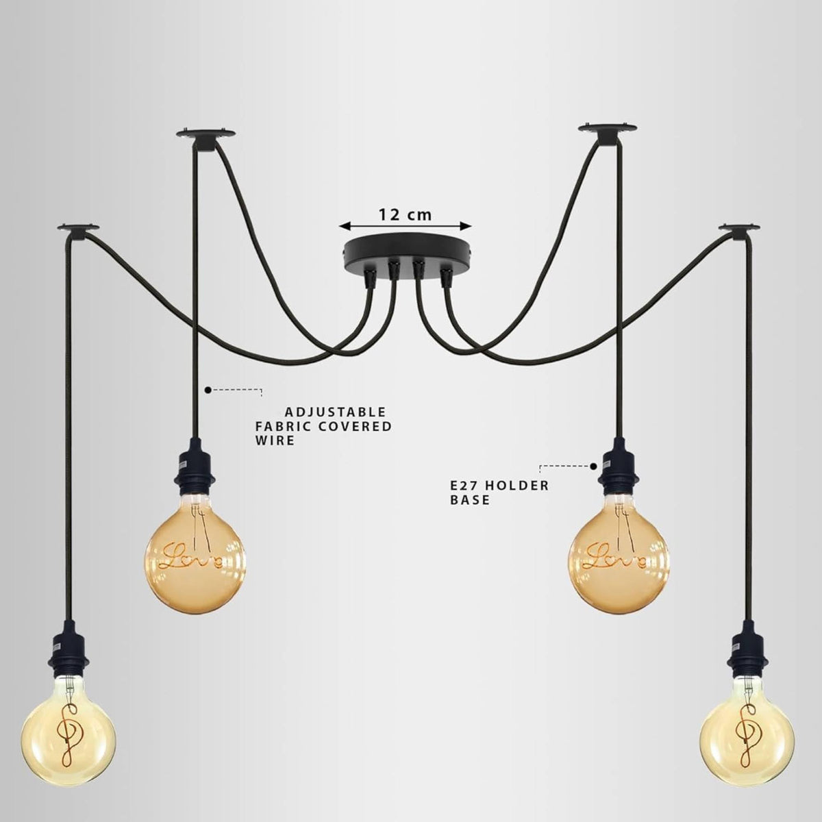 Spider Pendant Chandelier DIY Ceiling Light~4107