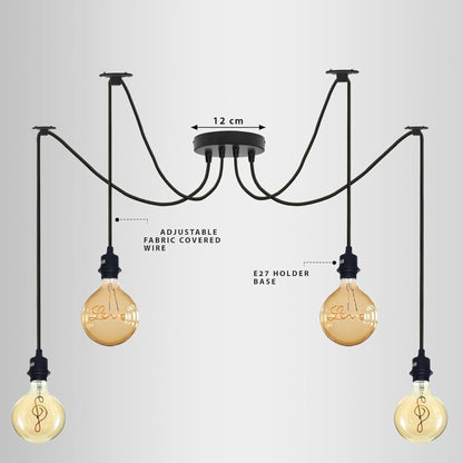 Spider Pendant Chandelier DIY Ceiling Light~4107