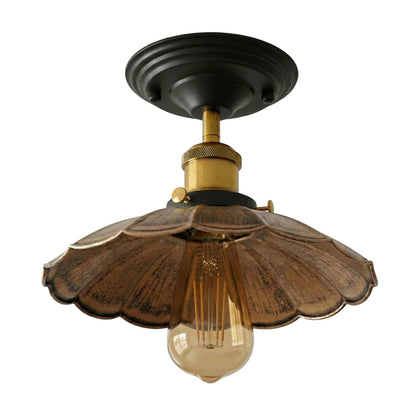 Industrial Semi Flush Mount E27 Ceiling mount Fitting~4039