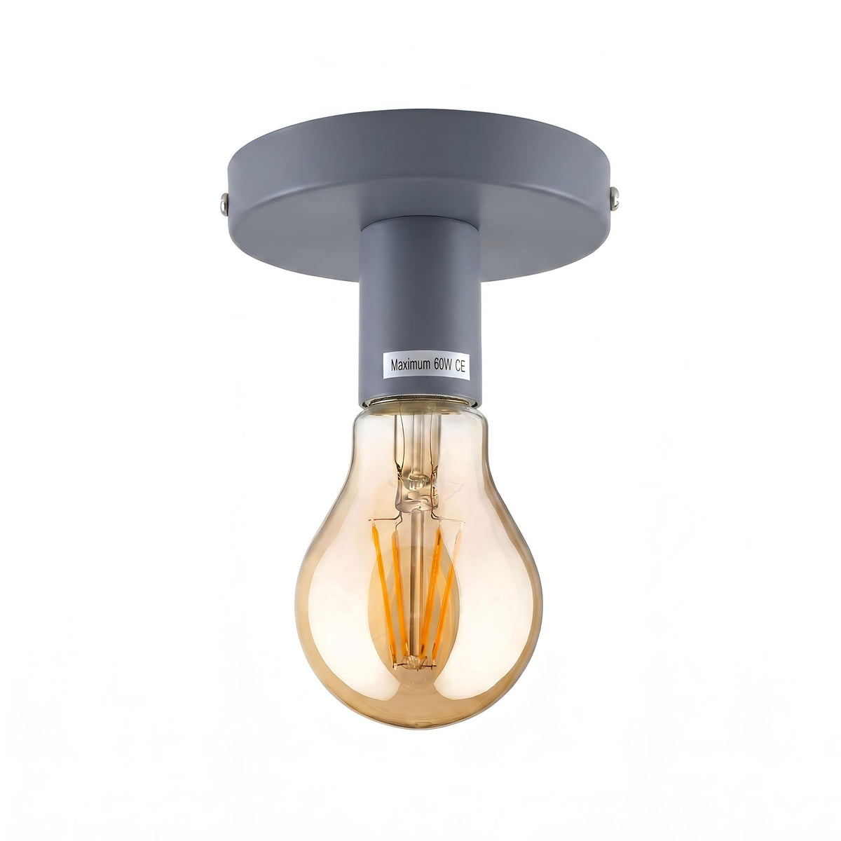 semi ceiling retro lamp room