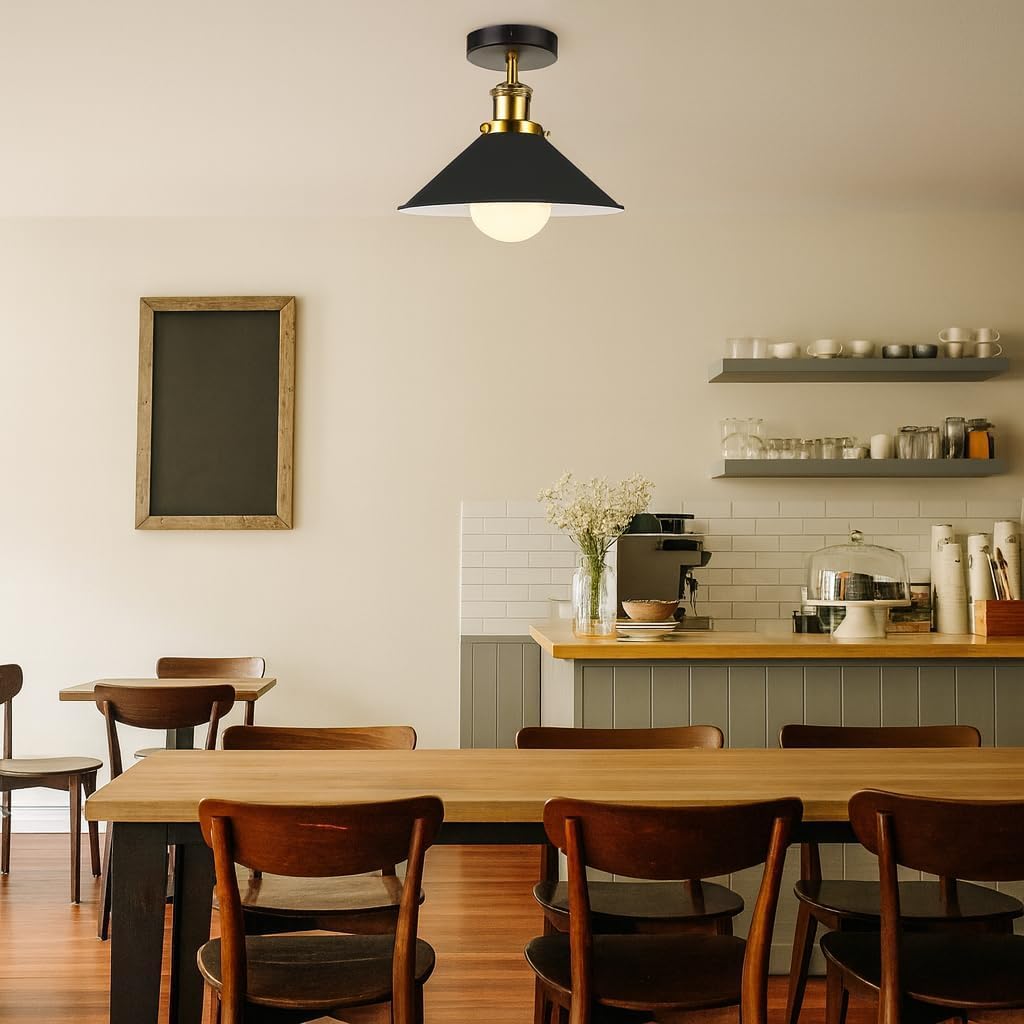 industrial metal ceiling light