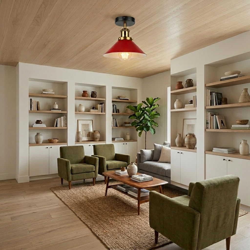 modern elegant semi flush