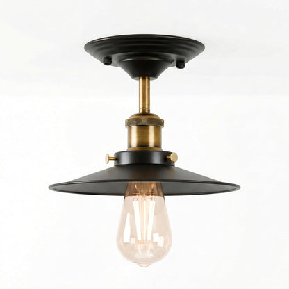 Industrial Semi Flush Mount LED Ceiling Light~4047