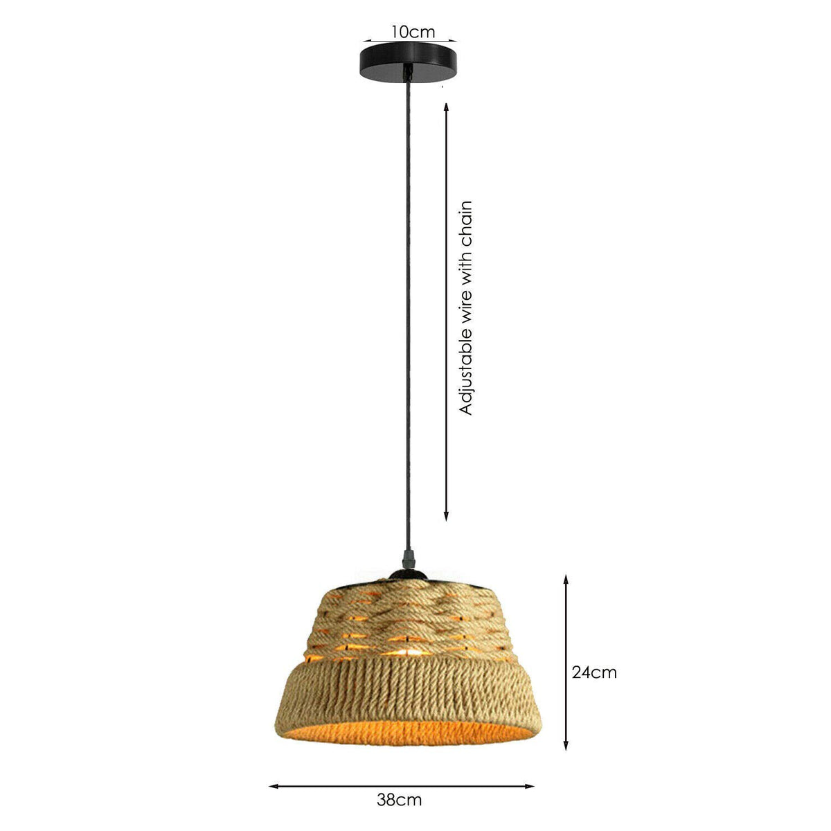 hanging rope lights