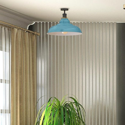 Flush Mount Ceiling Light Metal 32cm Light Shade~4125