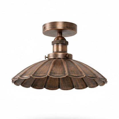 Vintage semi flush light E27 ceiling light