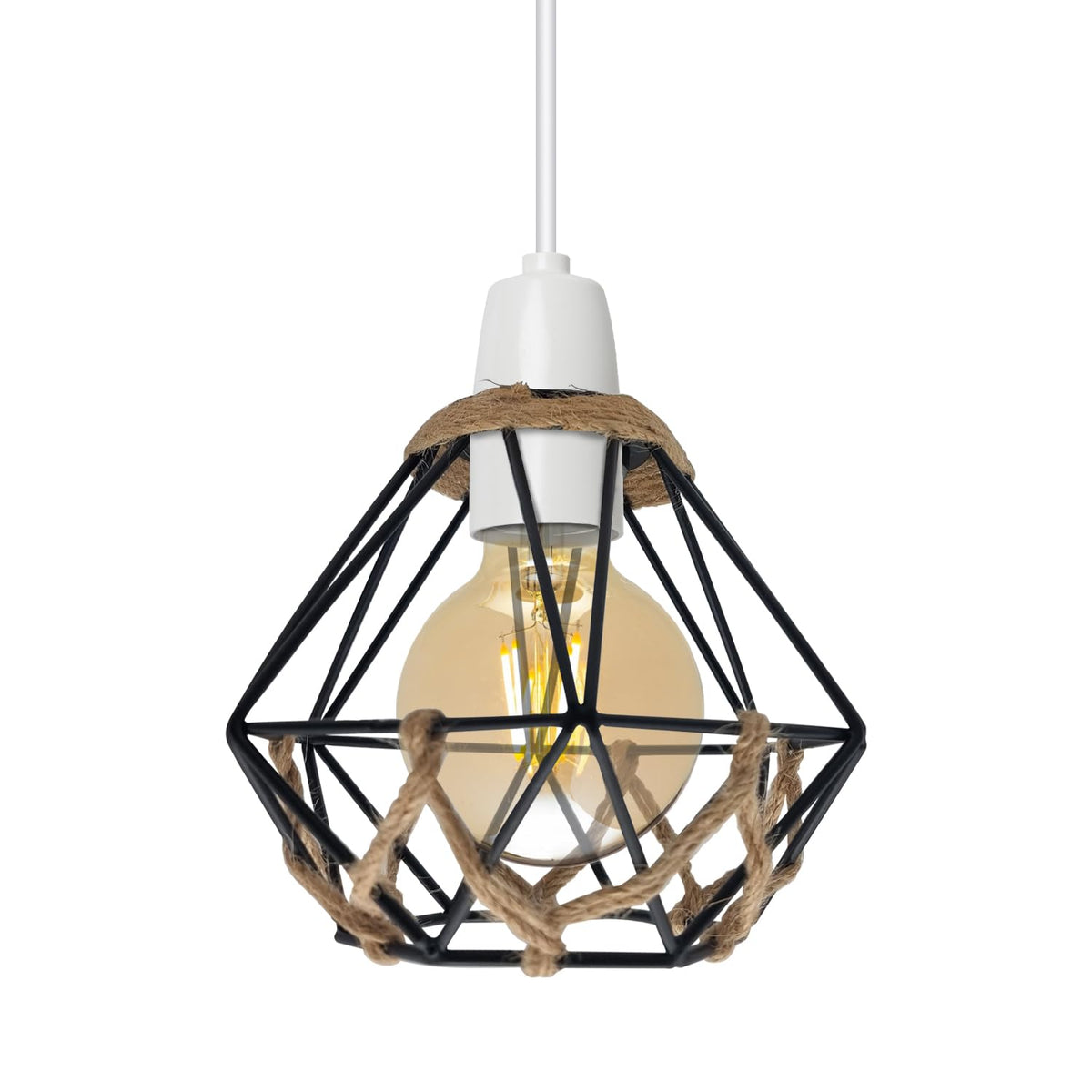 hemp rope light shade