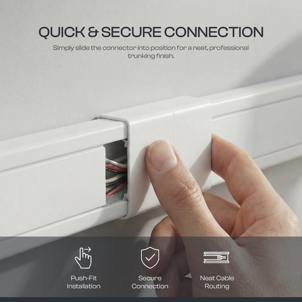 adhesive self cable trunking