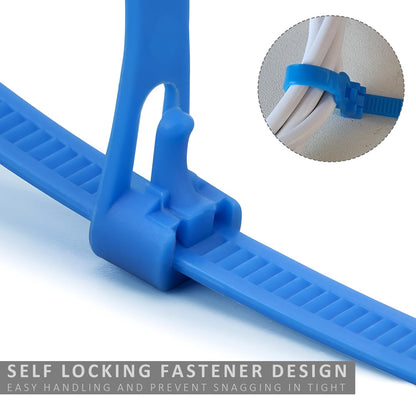 assorted color cable ties