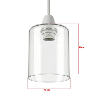 2Pack Glass Lamp Shade E27 Easy Fit Ceiling Pendant~4111
