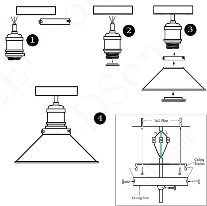 semi flush ceiling fixture