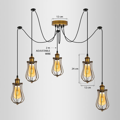 retro spider hanging lamp ligh