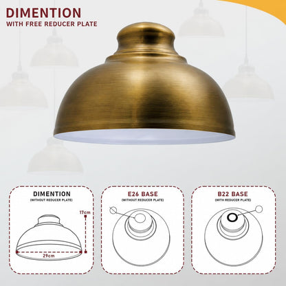 2Pack 29cm Lamp Shade,Pendant Ceiling Light Shade~4080