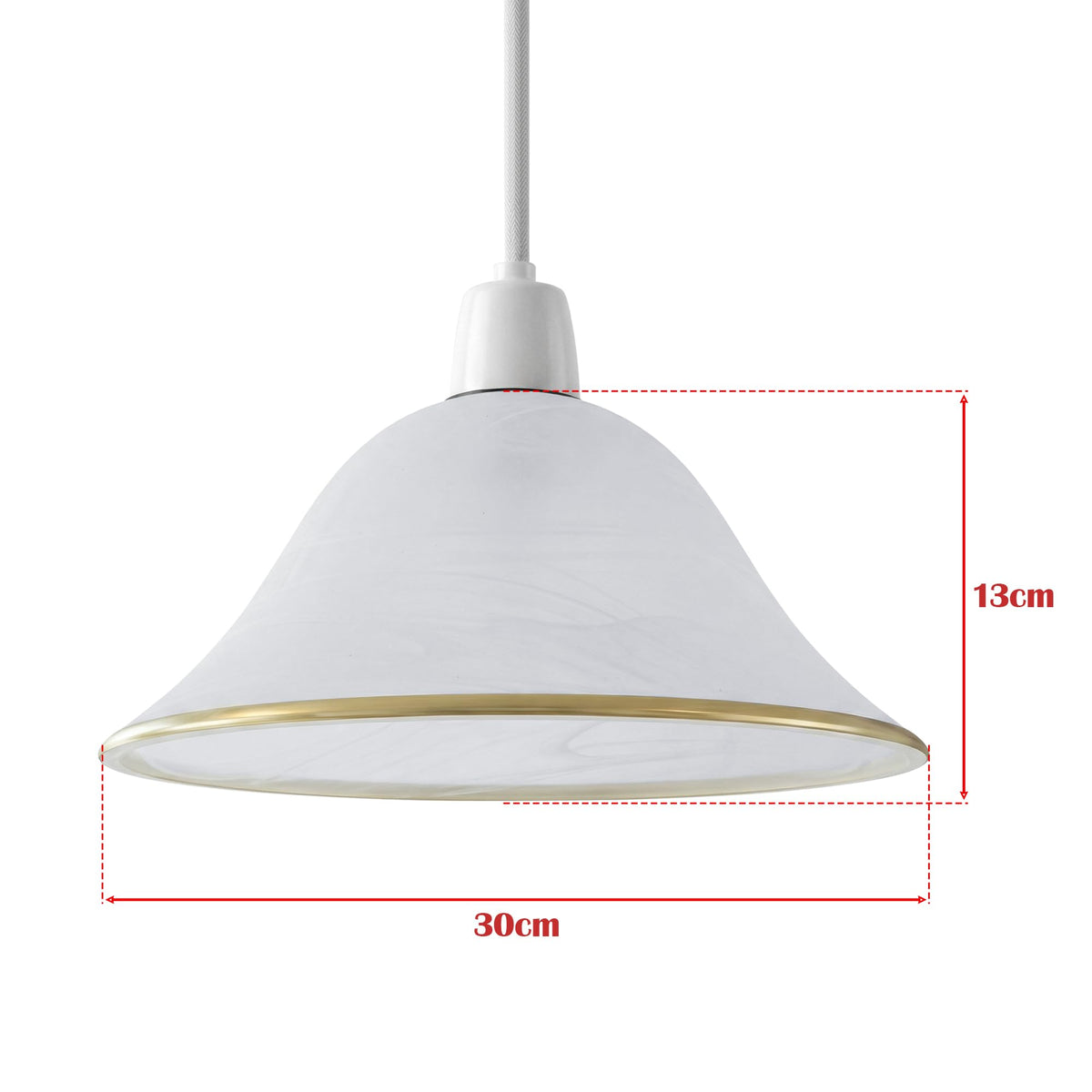 pendant glass lampshade lamp