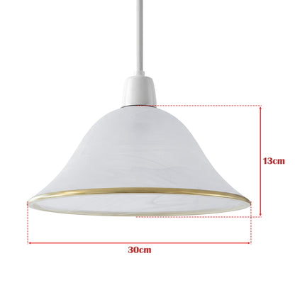 pendant glass lampshade lamp