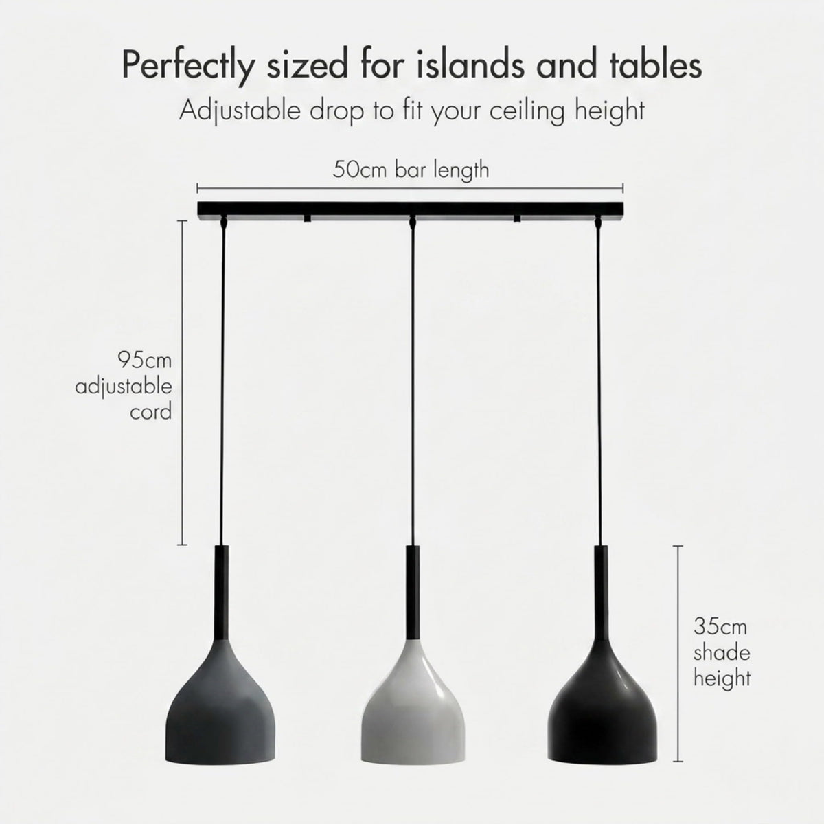 3 Way Pendant Light~4060