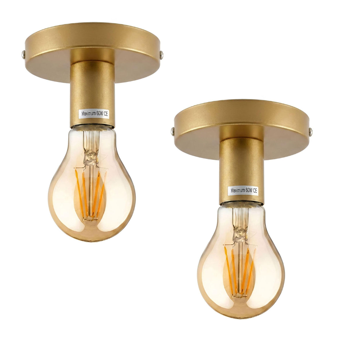 semi ceiling retro lamp room