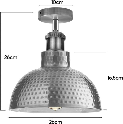 Industrial Modern Semi Flush Mount Ceiling Light~4064
