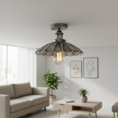 Vintage Retro Semi Flush Mount Metal Ceiling Lamp~4058